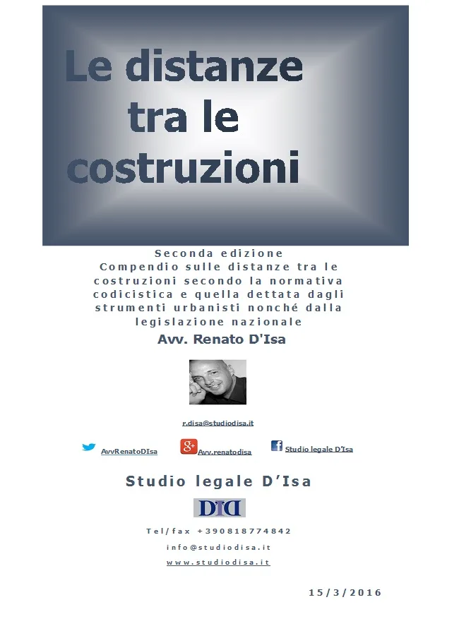 Le distanze tra le costruzioni - II^ edizione