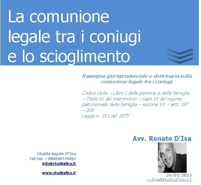 Acquisto dopo il matrimonio da uno dei coniugi in regime di comunione