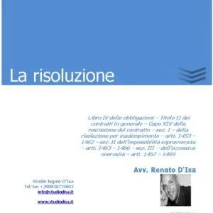 Corte di Cassazione, sezione seconda civile, sentenza 27 ottobre 2017, n. 25623. Il promissario acquirente di un contratto preliminare di vendita nel giudizio per l’accertamento dell’avvenuta risoluzione di diritto del contratto, ben può, ove non abbia contestualmente avanzato richiesta di risarcimento ai sensi dell’art. 1453 c.c., instare per il semplice conseguimento del doppio della caparra versata Corte di Cassazione, sezione seconda civile, sentenza 27 ottobre 2017, n. 25623. Il promissario acquirente di un contratto preliminare di vendita nel giudizio per l’accertamento dell’avvenuta risoluzione di diritto del contratto, ben può, ove non abbia contestualmente avanzato richiesta di risarcimento ai sensi dell’art. 1453 c.c., instare per il semplice conseguimento del doppio della caparra versata