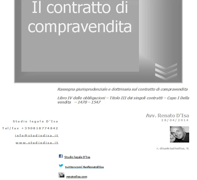 Compravendita domanda di riduzione del prezzo e domanda di risoluzione