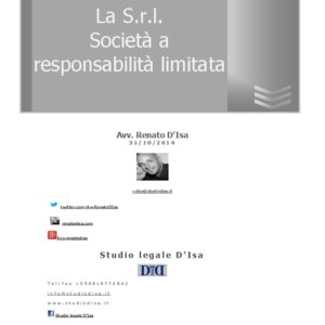 S.r.l. – Società a responsabilità limitata