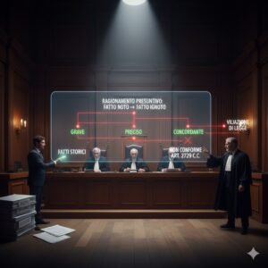 Cassazione critica presunzioni e violazione paradigmi legali Cassazione critica presunzioni e violazione paradigmi legali