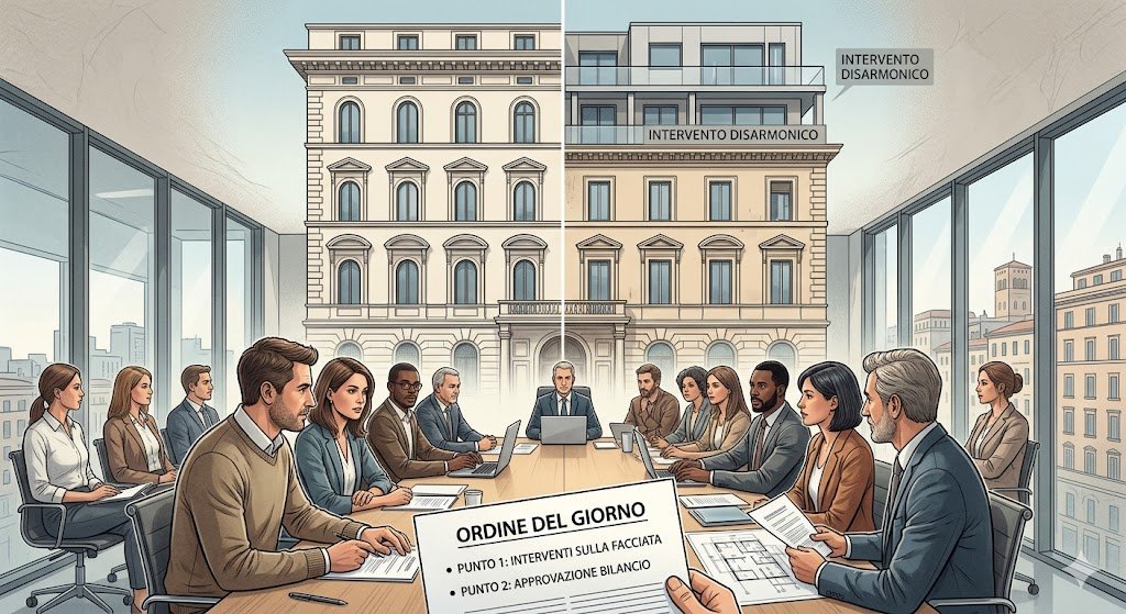 Decoro architettonico e validità dell’assemblea condominiale