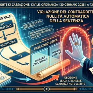Nullità sentenza se mancano le memorie conclusive