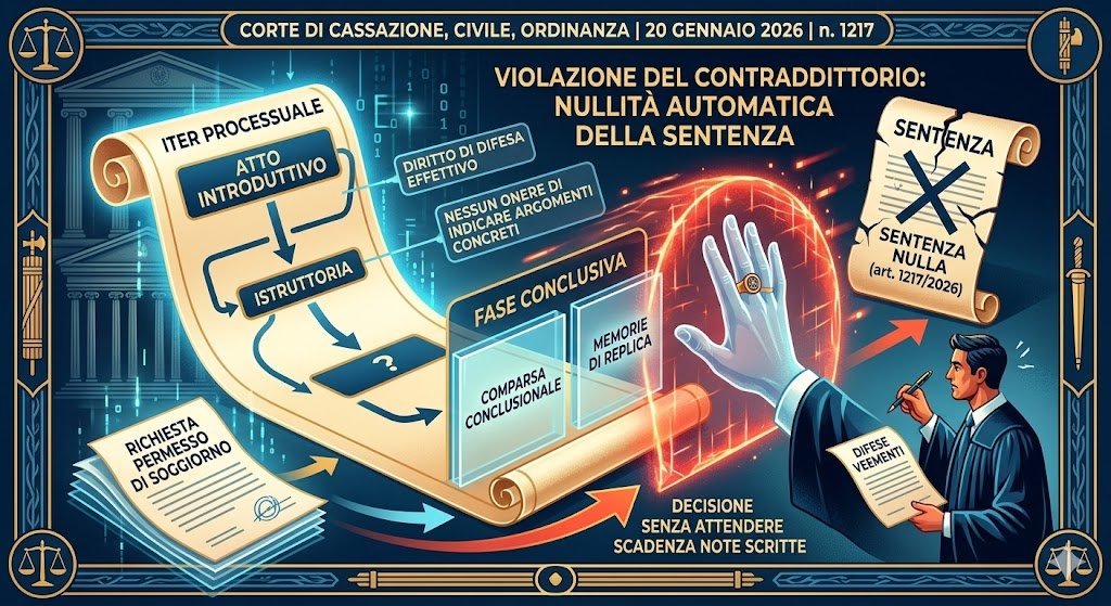 Nullità sentenza se mancano le memorie conclusive