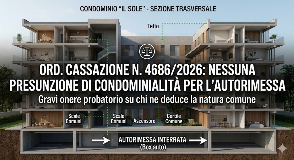 Autorimessa e nessuna presunzione di natura condominiale Autorimessa e nessuna presunzione di natura condominiale