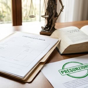 Cartella clinica incompleta e prova per presunzioni Cartella clinica incompleta e prova per presunzioni