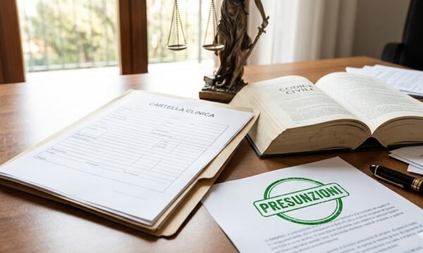 Cartella clinica incompleta e prova per presunzioni