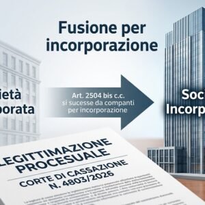 Fusione per incorporazione legittimazione e impugnazioni Fusione per incorporazione legittimazione e impugnazioni