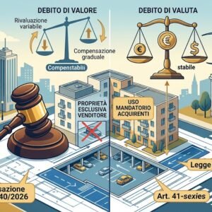 Parcheggi: il corrispettivo è debito di valuta, non di valore Parcheggi: il corrispettivo è debito di valuta, non di valore