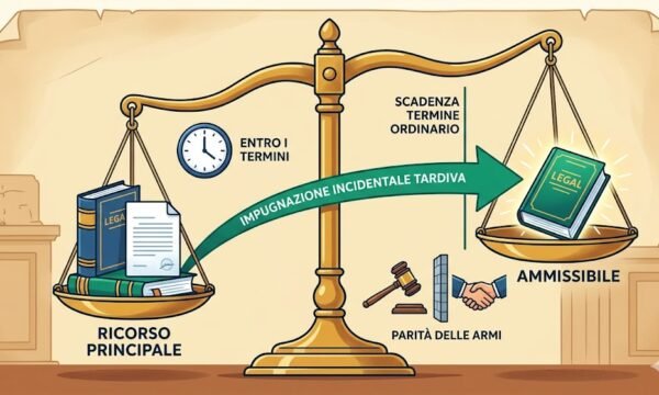Ammissibile appello incidentale tardivo su capi diversi