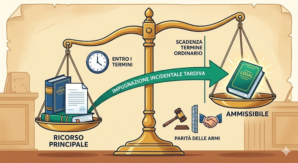 Ammissibile appello incidentale tardivo su capi diversi Ammissibile appello incidentale tardivo su capi diversi