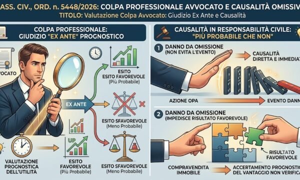 Avvocato: Giudizio prognostico ed omissione professionale