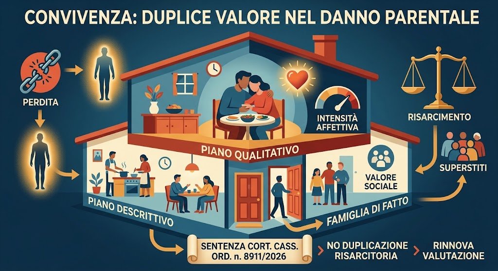 Convivenza ha duplice valore nel danno parentale Convivenza ha duplice valore nel danno parentale