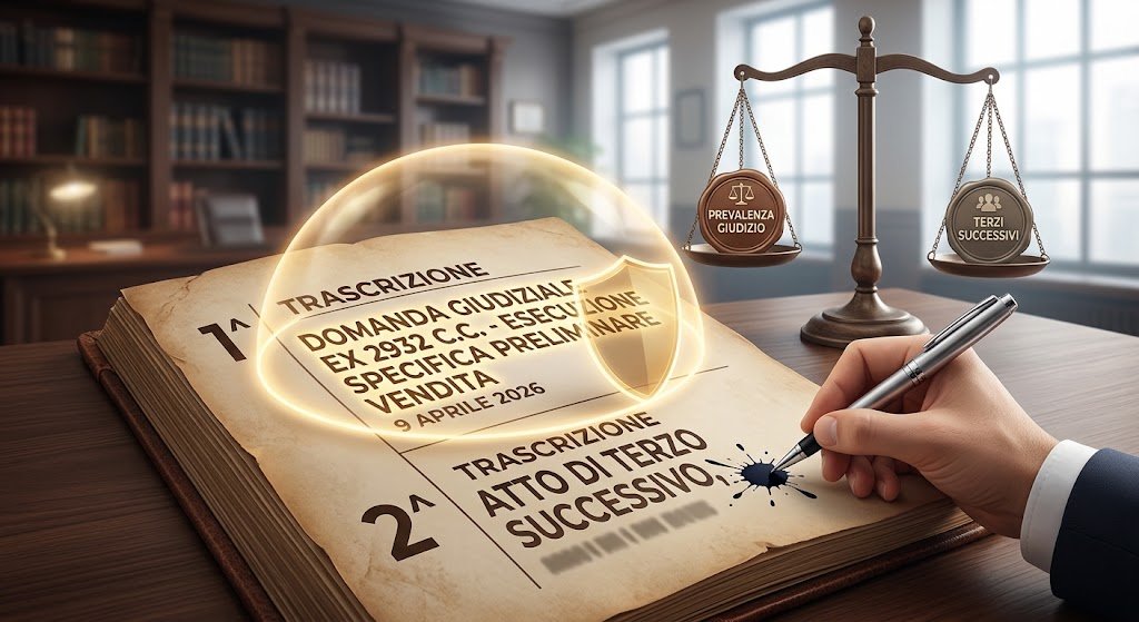 Preliminare trascritto prevale su atti successivi Preliminare trascritto prevale su atti successivi