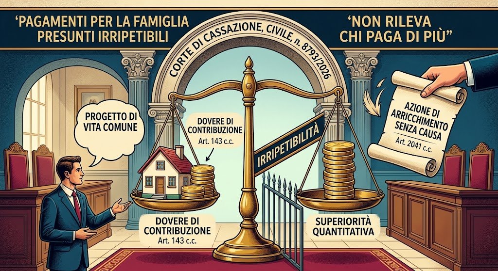 Restituzioni somme tra coniugi ed onere della prova Restituzioni somme tra coniugi ed onere della prova